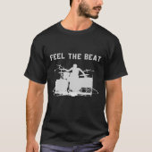 Voel de beat - Drums T-shirt (Voorkant)