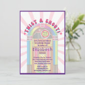 Voel de beat! Kosmisch Retro 70s Vrijgezellenfeest Kaart (Staand voorkant)