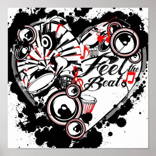 Voel de Beat Poster (Voorkant)