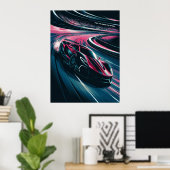 Voel de behoefte aan snelheid poster (Thuiskantoor)