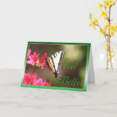 Voel de Betere Kaart van de Vlinder (Gele Bloem)