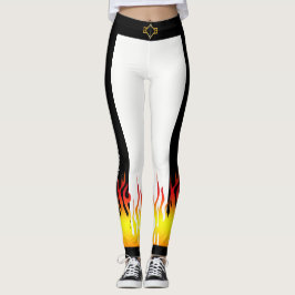 Voel de brandvlam aerobe training leggings