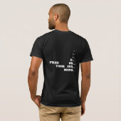 Voel de energie t-shirt (Achterkant volledig)