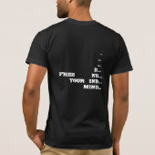 Voel de energie t-shirt (Achterkant)