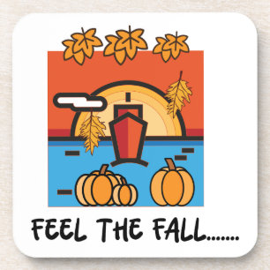 Voel de Herfst Herfst Seizoen Vibes Bier Onderzetter