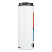 Voel de herfst herfstseizoen vibes thermosbeker (Achterkant)