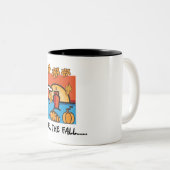 Voel de Herfst kleurrijke koffie Mok (Voorkant rechts)