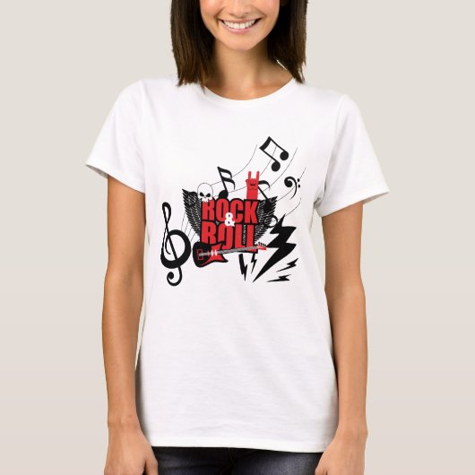 Voel de herrie: De ultieme Rock & Roll T-shirt (Voorkant)