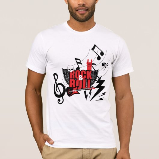 Voel de herrie: De ultieme Rock & Roll T-shirt (Voorkant)