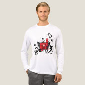 Voel de herrie: De ultieme Rock & Roll Tri-Blend Shirt (Voorkant)