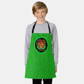 Voel de hitte in elke hap groene chilipeper heet schort (Gedragen)