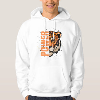 Voel de kracht - Bold Tiger Graphic die brult Hoodie