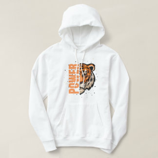 Voel de kracht - Bold Tiger Graphic die brult Hoodie