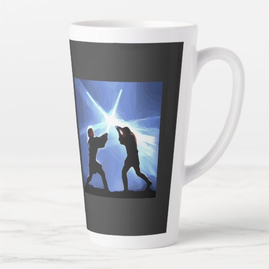 Voel de Kracht Latte Mok (Rechts)