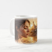 Voel de Licht Gouden Wateren Mok (Voorkant links)