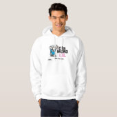 Voel de liefde hoodie (Voorkant volledig)