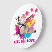 Voel de Liefde Mooie Ontwerpen Grote Klok (Hoek)