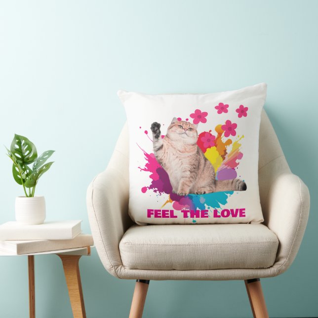 VOEL DE LIEFDE TRENDY ONTWERP KUSSEN (Stoel)