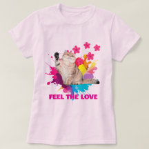 VOEL DE LIEFDE TRENDY T-SHIRT ADVcreators ARTIKEL8