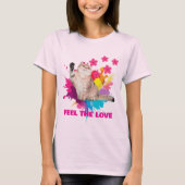 VOEL DE LIEFDE TRENDY T-SHIRT ADVcreators ARTIKEL8 (Voorkant)