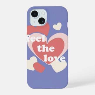 Voel de liefdeshart explosie iPhone 15 case