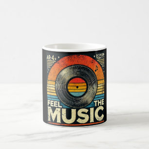 Voel de muziek T-shirt Koffiemok