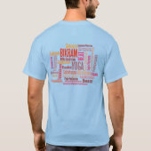 Voel de posities van de hittebikram van de cinneba t-shirt (Achterkant)