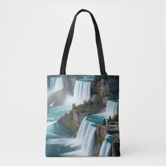 Voel de rush - Niagara Herfsten Canvas tas (Voorkant)