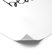 "Voel de schoonheid" rode Waterverf Tulip-ventilat Poster (Hoek)