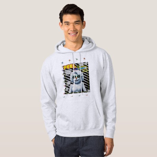 Voel de sneeuw hoodie (Voorkant volledig)