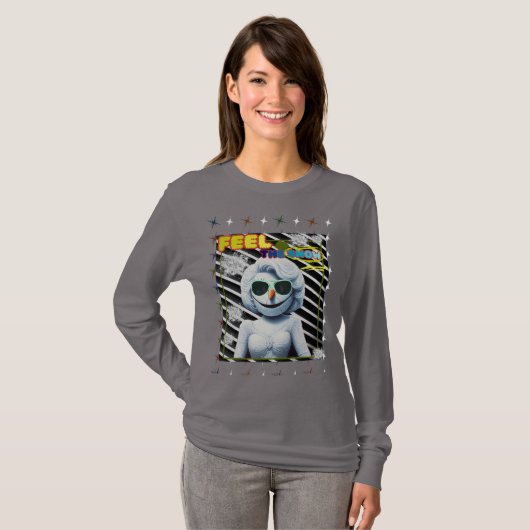 Voel de sneeuw t-shirt (Voorkant volledig)