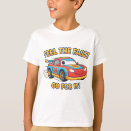 VOEL DE Snelheid! GA ERVOOR! Kinderen Cartoones Ra T-shirt