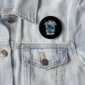 Voel de spray live de droom waterski ronde button 5,7 cm (In situ)