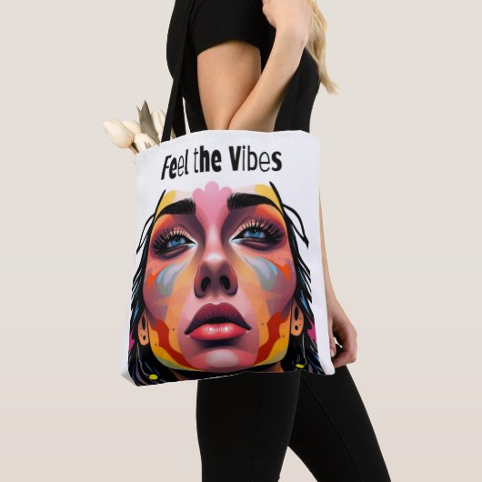 Voel de vibes tote bag (Dichtbij)