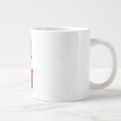 Voel de warmte grote koffiekop (Rechts)