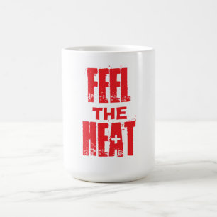 Voel de warmte koffiemok
