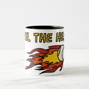 VOEL DE WARMTE - SPORTESLANG - Baseball-Mok Tweekleurige Koffiemok