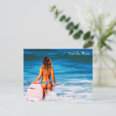 Voel de Wave door storeman Briefkaart (Staand voorkant)