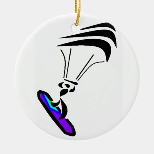 VOEL DE WIND KERAMISCH ORNAMENT (Voorkant)