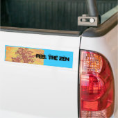 Voel de Zen Bumpersticker (Op Truck)