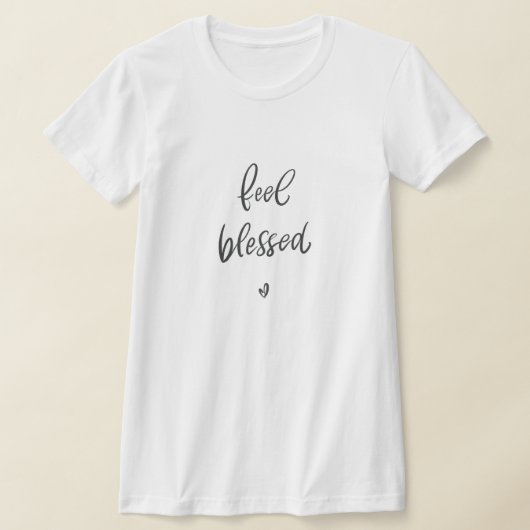 Voel gezegende Shirten | Kalligrafie offerte T-shirt (Laagn)