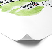 Voel goed Cartoon Dieren Poster (Hoek)