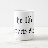 Voel het leven met elke slok koffiemok (Center)