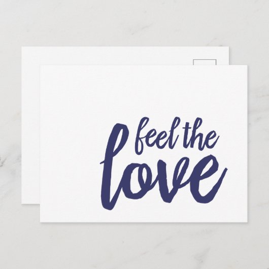 voel het liefdesbriefkaart briefkaart (Voorkant / Achterkant)