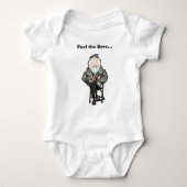 Voel het merk... met Bernie & zijn Mittens-shirt Romper (Voorkant)