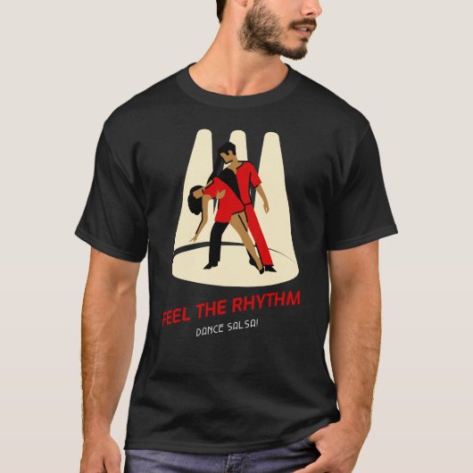Voel het ritme, Dance Salsa! T-shirt (Voorkant)