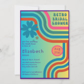 Voel het Ritme! Kosmische Retro 70-er Jaren Bruilo Kaart (Voorkant)