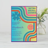 Voel het Ritme! Kosmische Retro 70-er Jaren Bruilo Kaart (Staand voorkant)