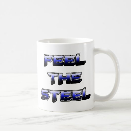 VOEL HET STAAL KOFFIEMOK (Rechts)