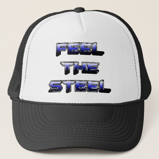 VOEL HET STAAL TRUCKER PET (Voorkant)
